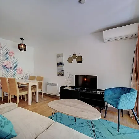 Apartament Upstays - 2 Rooms - Renovated - Pool - A C Cannes